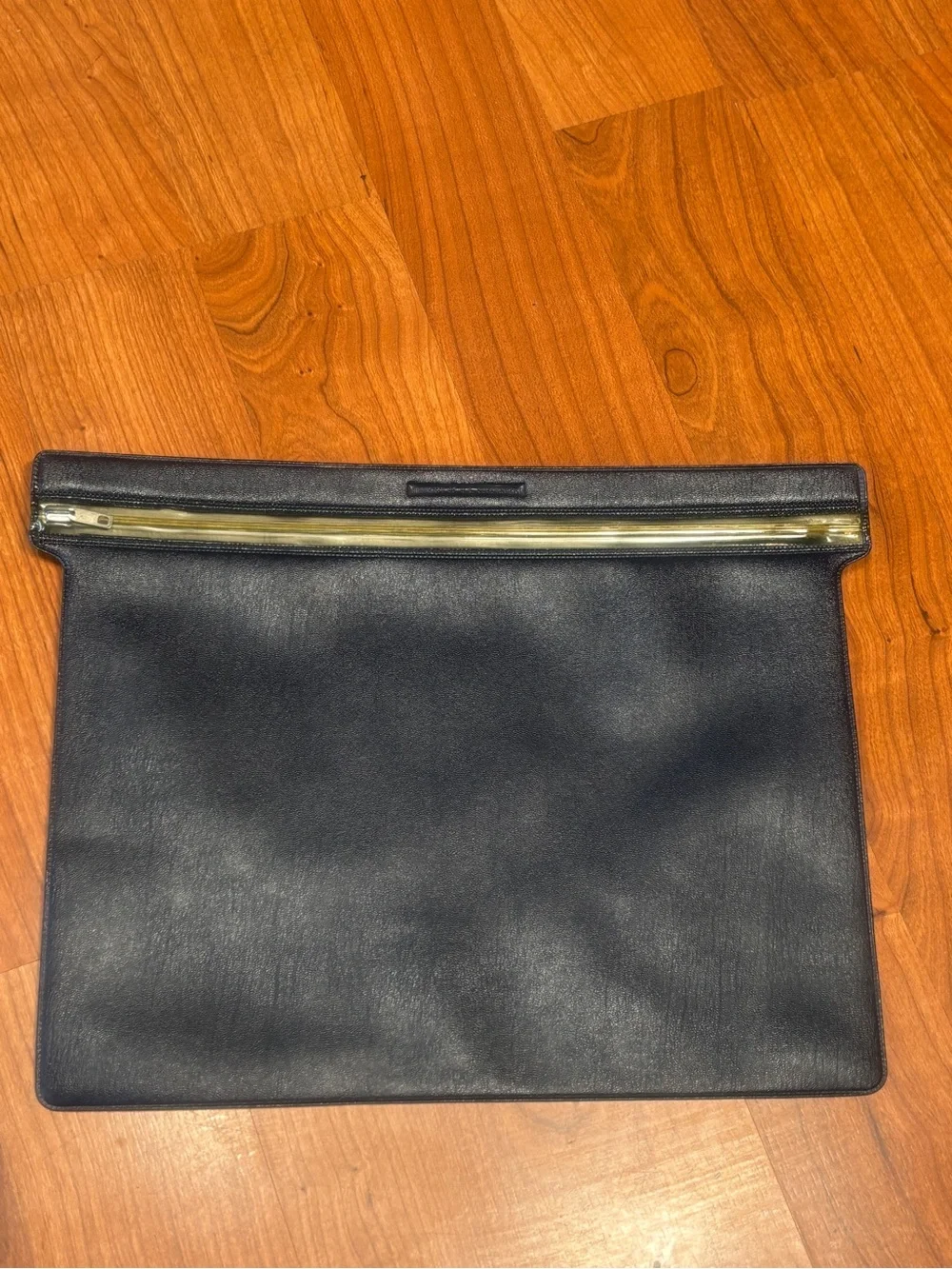 Vintage GSA Surplus Navy Leather Briefcase Portfolio